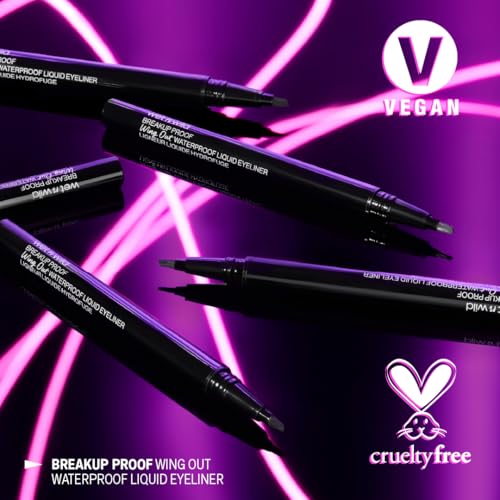 wet n wild Breakup Proof Waterproof Liquid Eyeliner Ultra Black