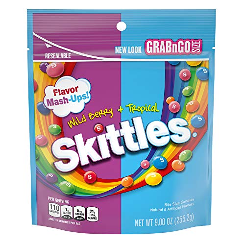 Skittles Mash-Ups Wild Berry & Tropical Candy - 9oz Bag