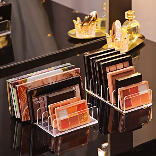 Vowcarol Acrylic Eyeshadow Palette Organizer - 2 Pack with 7 Sections