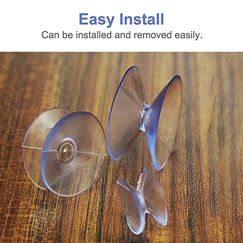 Pilarmuture 35mm Double-Sided Silicone Suction Cups - 10 Pack