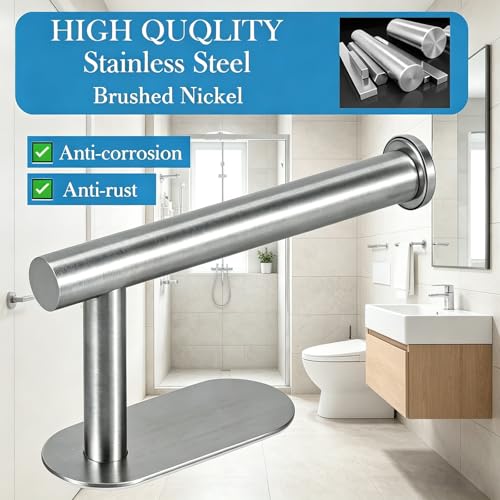 IGDALAR 2 Pack Self-Adhesive Toilet Paper Holder, SUS304 Stainless Steel - Silver