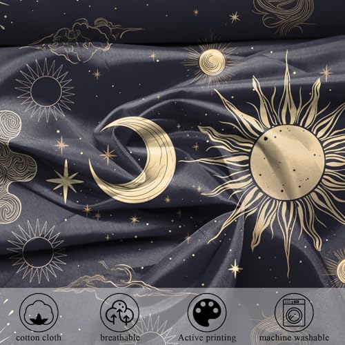 GABraden Black Moon Microfiber Body Pillow Cover 20"x54"