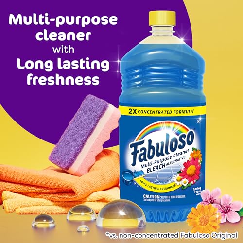 Fabuloso 2X All-Purpose Cleaner, Spring Fresh, 56 fl oz - Concentrated Formula