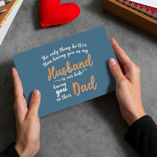 Father's Day Card from Wife - Romantic & Funny Husband Greeting Card