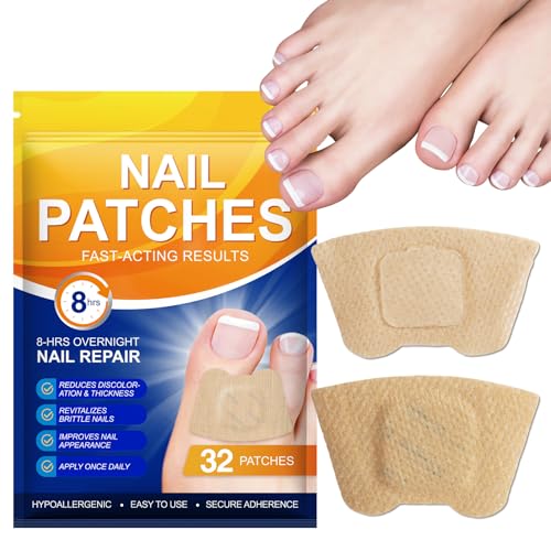 Ruduwu Extra Strength Toenail Treatment Patches - 32 Overnight Nail Repair Strips