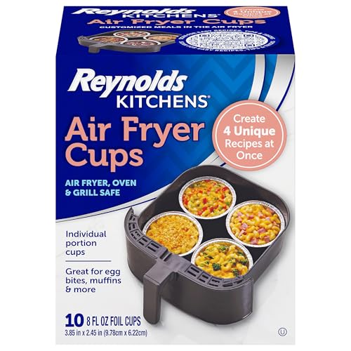 Reynolds Kitchens Air Fryer Cups 10-Pack, 8oz Aluminum Foil