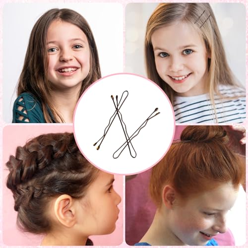 GEEHUA Mini Bobby Pins 150 Count 1.38 Inch Small Hair Pins with Storage Box