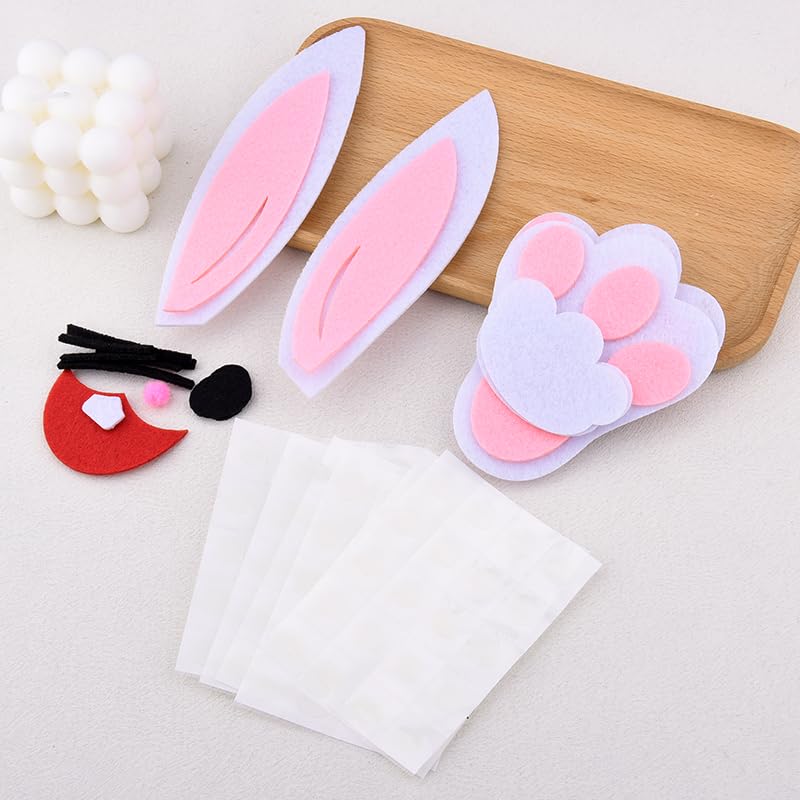 Easter Bunny Door and Wall Felt Decal Decoration DIY Party Supplies