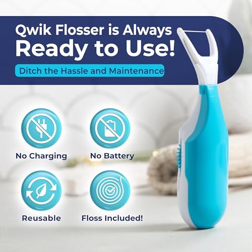 QWIK Flosser Dental Floss Refill Pack 15m Mint Flavor