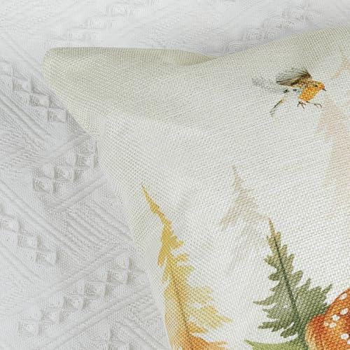 Bonhause Fall Forest Throw Pillow Covers 18x18, Woodland Animal Set of 4
