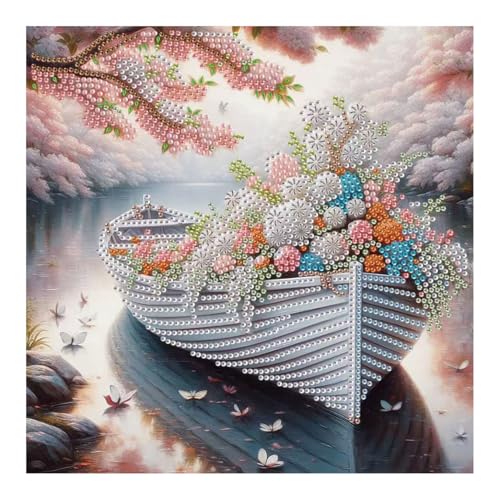 5D Flower Diamond Painting Kit for Adults | 12x12 Inch DIY Art