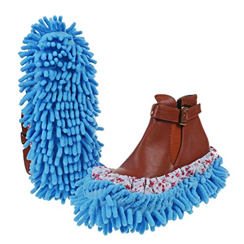 ZYHW Microfiber Slippers for Floor Dusting & Cleaning, Reusable Shoe Cover Mop Socks
