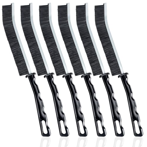 6 Pcs Crevice Cleaning Brushes - Durable Hard Bristle Brush Set