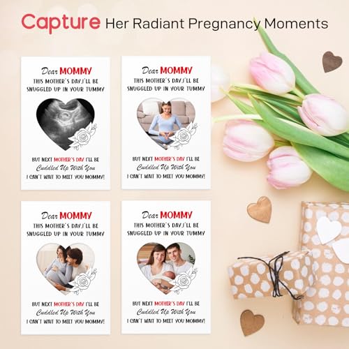 First Mother's Day Card with Photo Insert - Keepsake Gift for New Moms