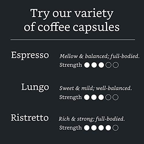 Solimo Lungo Coffee Capsules, Medium Roast for Nespresso Original, 50 Count