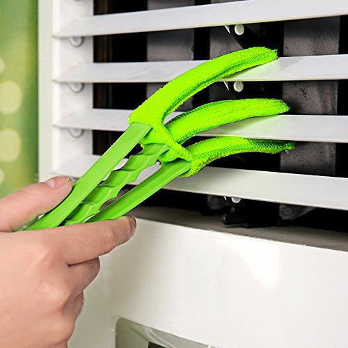 SENHAI Microfiber Duster Set for Window Blinds & Vents - 2 Extra Sleeves