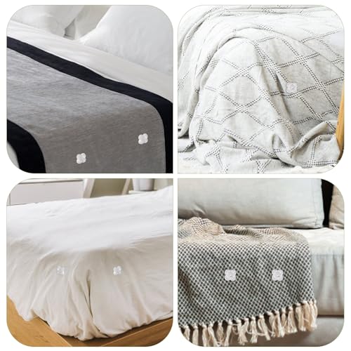 100 Bed Skirt Pins - 0.43 Inch Clear Twist Upholstery Tacks