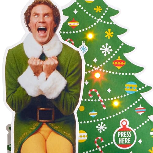Pop-Up Christmas Card with Sound - Buddy the Elf Display