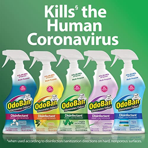 OdoBan Eucalyptus Disinfectant Spray Set - 32 Oz, Pack of 3