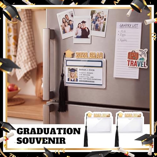 2026 Graduation Mini Frame with Magnetic Holder & Tassel