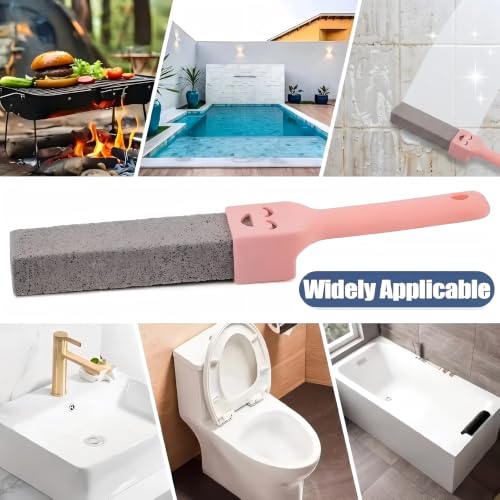 6 Pack Heavy Duty Pumice Stone for Toilet & Multi-Surface Cleaning
