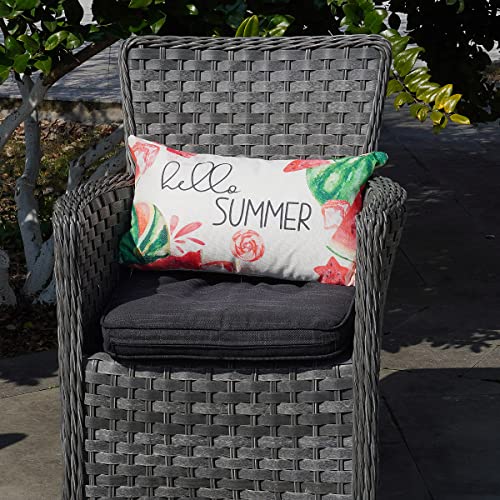ONWAY 12x20 Summer Lumbar Pillow Cover - Watercolor Watermelon