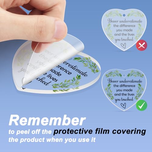 Thank You Acrylic Christmas Ornament - Employee Appreciation Gift