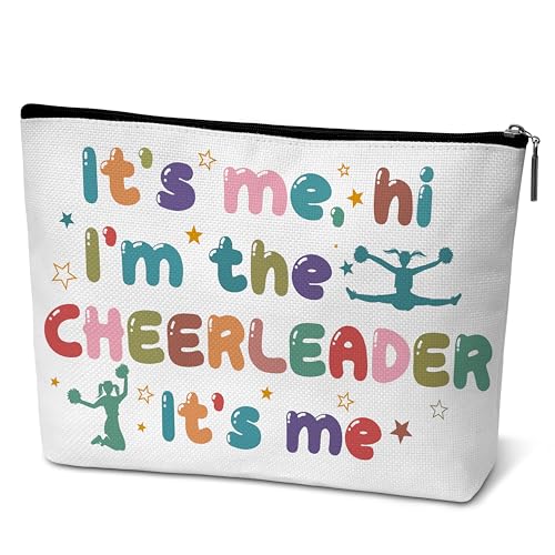 Cheerleader Makeup Bag Travel Cosmetic Pouch Waterproof Gift
