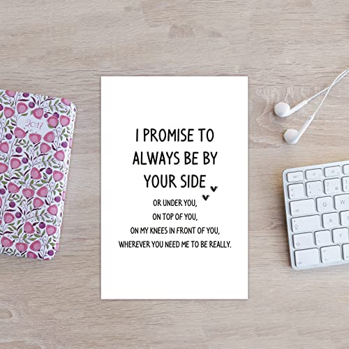 Funny Naughty Anniversary Card for Husband or Boyfriend