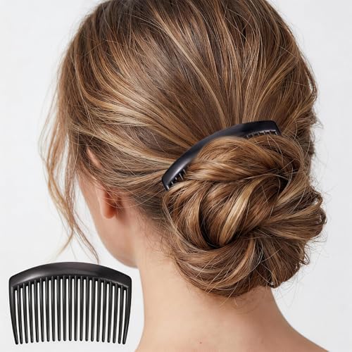 Exircy 18-Piece Plastic French Twist Hair Combs Side Clip Set