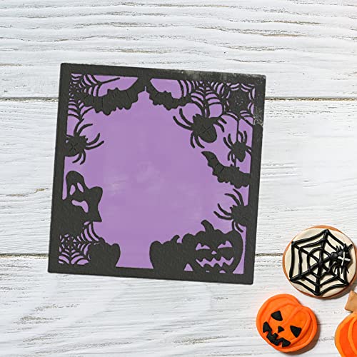 Halloween Frame Metal Cutting Dies Pumpkin Ghost Spider Bat Stencils
