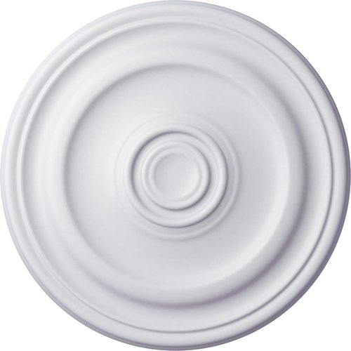 Ekena Millwork CM16KP Kepler Traditional Ceiling Medallion, 15 7/8"OD x 1 1/2"P (For Canopies up to 3 3/4"), Factory Primed
