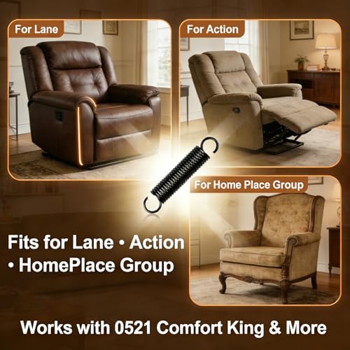 4 7/8-Inch Heavy-Duty Recliner Extension Spring Replacement for Lane
