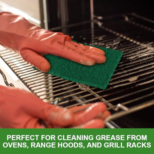 AIDEA Heavy Duty Scouring Pads - 24 Pack Green Dish Scrubber Pads