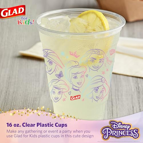 Disney Princess Disposable Plastic Cups - 16 Oz, 36 Count