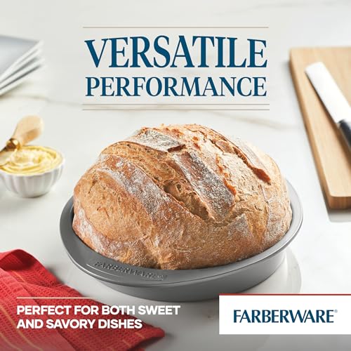 Farberware 9-Inch Round Nonstick Cake Pan - Gray