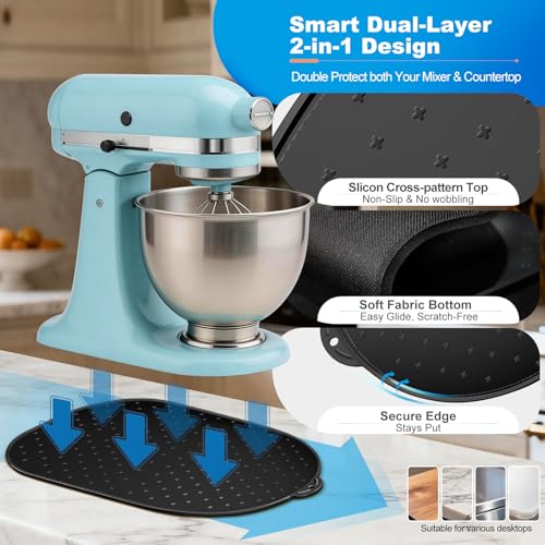 KitchenAid Mixer Slider Mat for 4.5-8QT Models - Heavy Duty