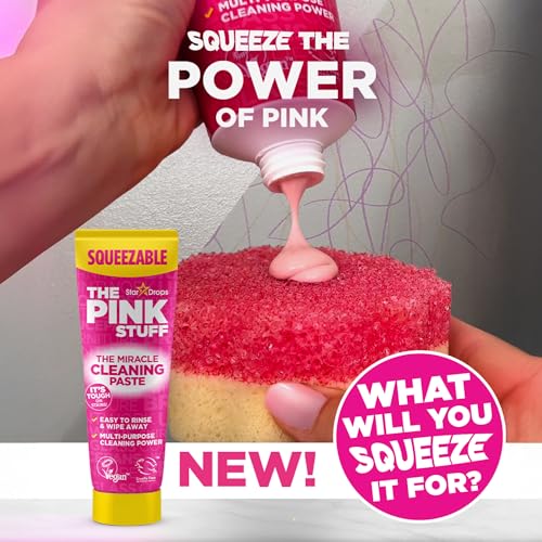 The Pink Stuff Miracle Squeezable Cleaning Paste - 10.6 oz Tube