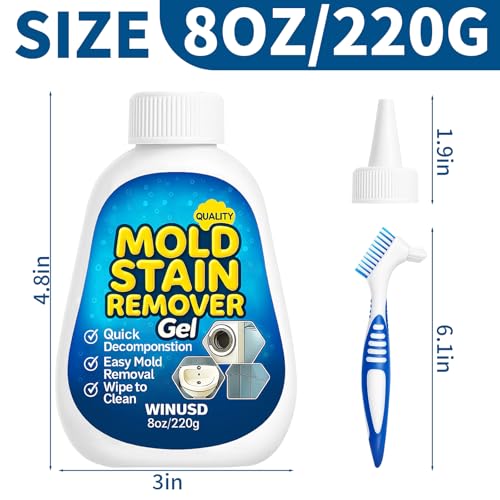 8oz Stain Remover Gel for Washing Machines & Bathroom Surfaces
