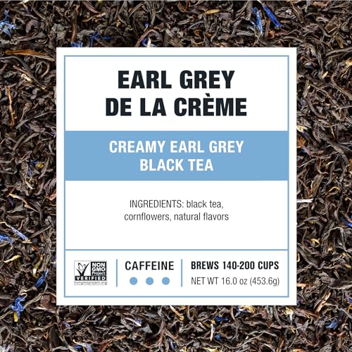 Tiesta Tea Creamy Earl Grey Black Tea - 16oz Loose Leaf Pouch