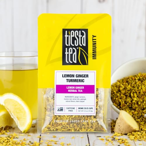 Tiesta Tea Lemon Ginger Turmeric Loose Leaf Tea 2.5oz - Herbal & Fruit Blend
