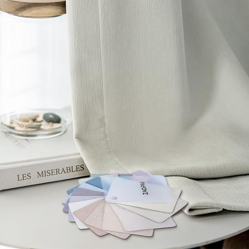 ZAOPAI Curtain Color Sample Card 16 Colors 7x4.7 Inches