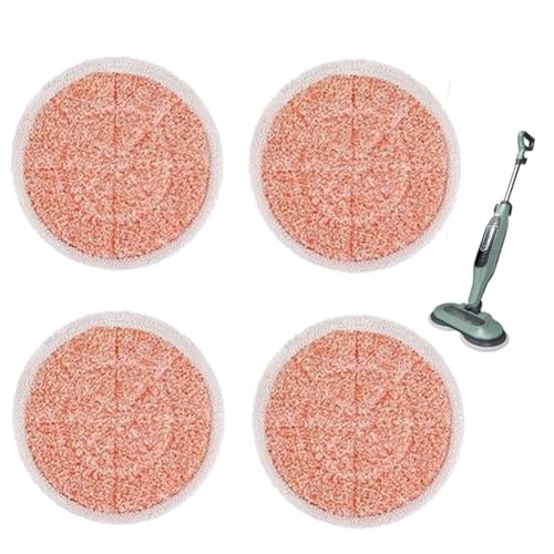 4 Pack Steam Mop Replacement Pads for Shak S7000 Series