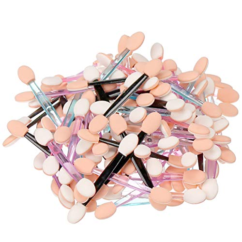 Akstore 30PCS Disposable Dual-Sided Eyeshadow Sponge Applicator Brushes