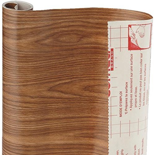 Con-Tact Self-Adhesive Vinyl Shelf Liner, Light Oak, 18" x 9'