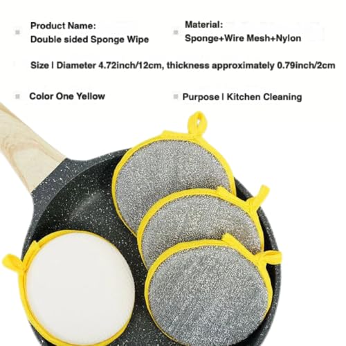 Double-Sided Dishwashing Sponge - Non-Scratch Kitchen Cleaning Tool