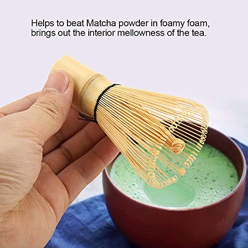 Bamboo Matcha Whisk with 80 Prongs - Traditional Japanese Tea Tool