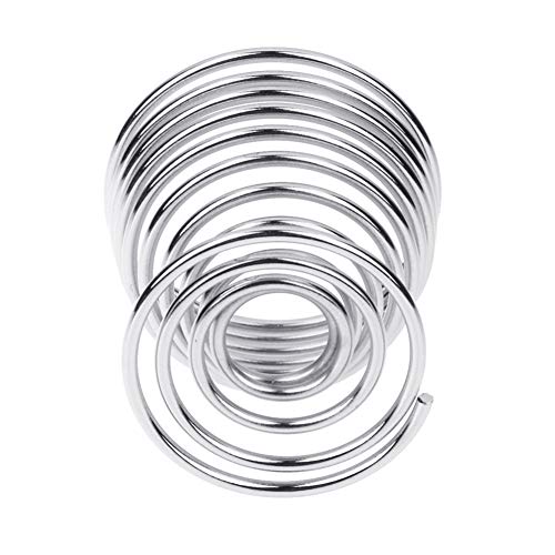 Jyukan Silver Makeup Sponge Holder - Spiral Drying Stand for Blender