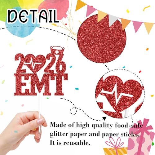 Congrats EMT Cake Topper for 2025 Nursing Graduation