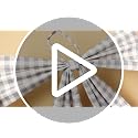 Gingham Bow Christmas Tree Topper 16 x 20 Inch Set - Large Holiday Decor
